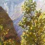 Bild: 39 ravina con monte bondone 1969 olio su tela 50 x 40 collezione Gigi Boselli