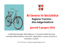 Bild: Al lavoro in bicicletta Regione TAA 2025