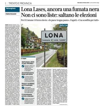 KEINE GEMEINDERATSWAHLEN IN LONA LASES