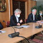 Bild: da sinistra a destra Gianmoena Paride , Andreas Schatzer , Lorenzo Ossanna e Loretta Zanon.jpg