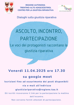 EIN WEITERER „DIALOG ÜBER DIE WIEDERGUTMACHUNGSJUSTIZ“ WIRD ORGANISIERT – DIE BEDEUTUNG DER DIREKTEN ERFAHRUNG