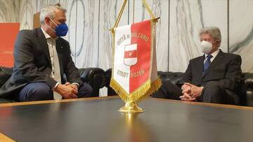 REGIONALASSESSOR OSSANNA TRIFFT BOZNER BÜRGERMEISTER