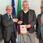 Bild: L'assessore Ossanna con i vertici dell'ass. sindaci emeriti del Trentino