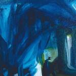 Bild: Marisa Pereyra Trevisiol - Azules Rabiosos. Anno 2021. 50 x 70 cm. acrilico su tela