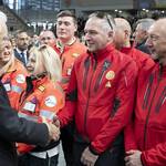 Bild: Mattarella saluta i volontari