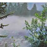 Bild: Foschia sul lago di Tovel