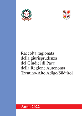Neue ausgabe der kommentierten sammlung der urteile der friedensgerichte der Region 